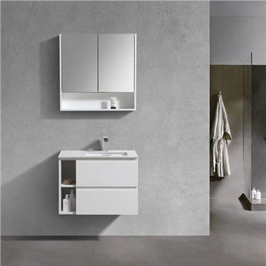 White Lacquer Bathroom Cabinet